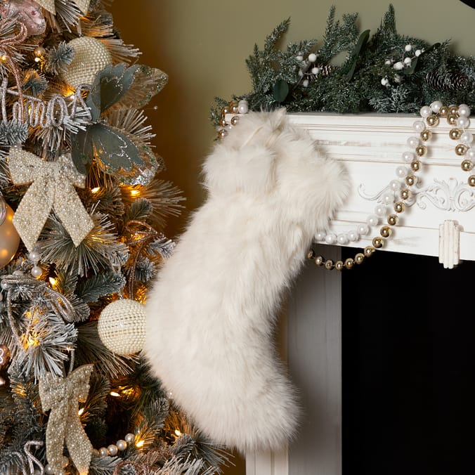 Festive Feeling Faux Fur Stocking