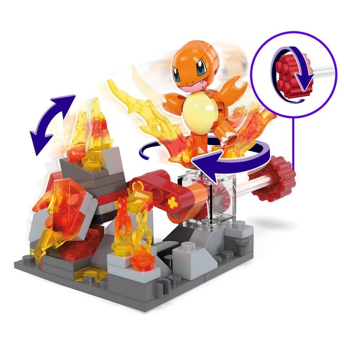 Mega Pokemon Adventure Builder - Charmander's Fire-Type Spin