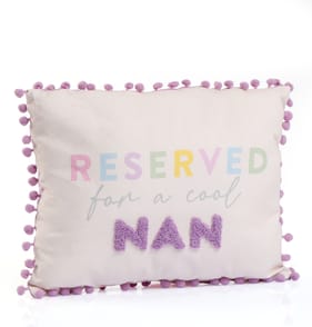 Mother's Day Pom Pom Cushion - Reserved for a Cool Nan