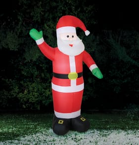  Prestige Mains Operated Light Up Self-Inflating Santa 7ft