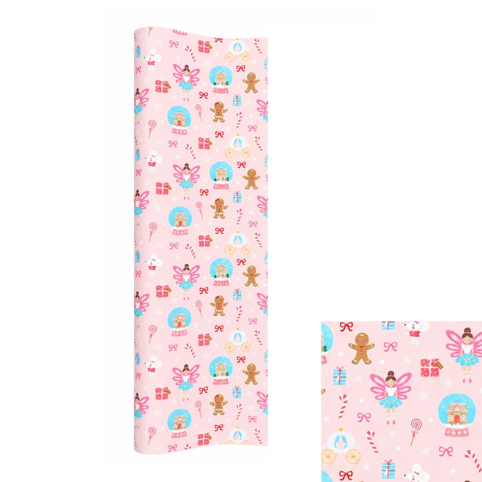 Sleigh Bells 12Metre Wrapping Paper