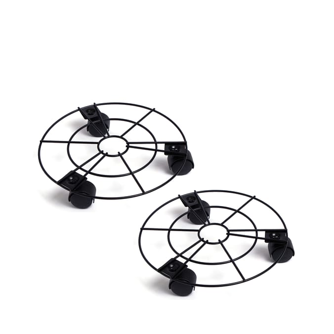 Jardin Planter Caddy With Wheels x2