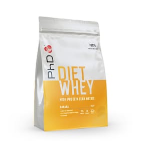 PhD Diet Whey Protein Powder 1kg - Banana