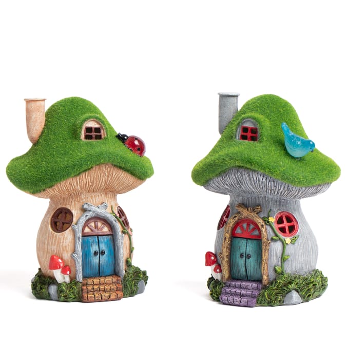 Firefly LED Solar Lights Mushroom House