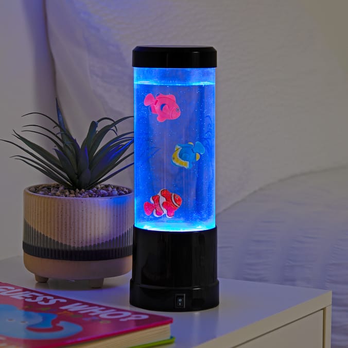Equatech 10" LED Lamp - Tropical Fish Bubble Lamp
