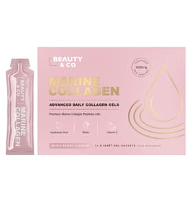 Beauty & Co Marine Collagen Gel Sachets 14x 20g - Mixed Berry