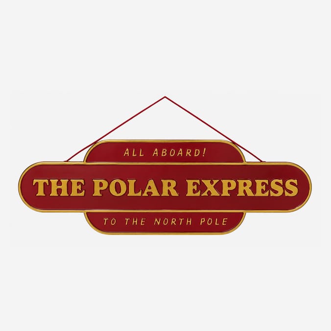 The Polar Express Hanging Sign