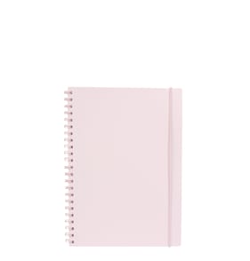 Back To School A6 Spiral Notebook - Pink