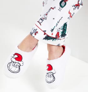 Ladies Grinch Slippers