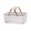 Home Collections Large Mesh Basket With Wooden Handle