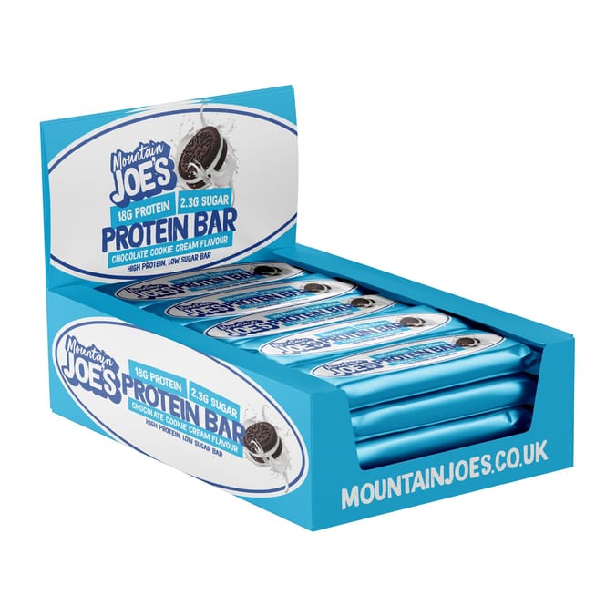 Mountain Joe's Protein Bar 55g - Chocolate Cookie Cream x12