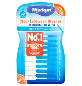 Wisdom Clean Between Brushes 20 Pack Fine Size