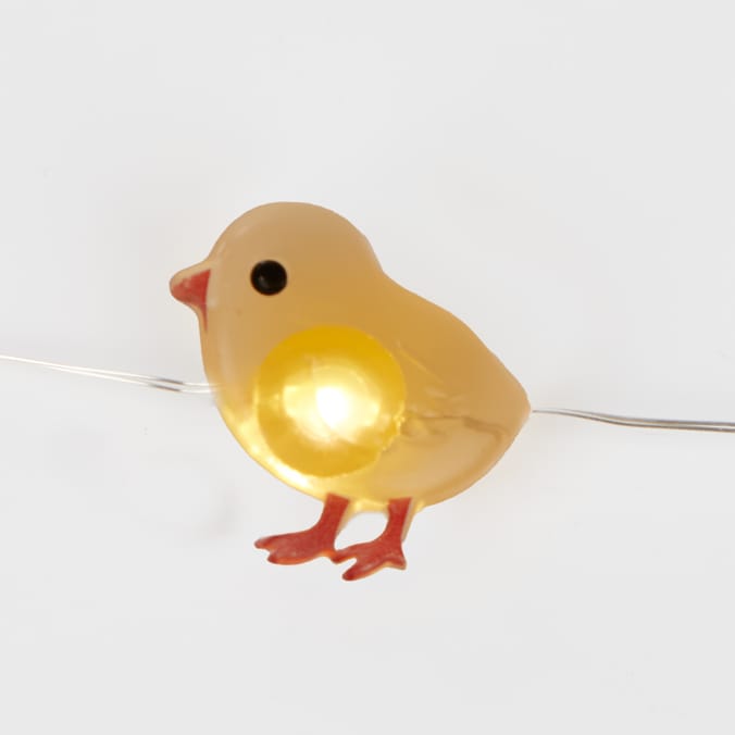Happy Easter 20 LED Battery Operated Copper Lights