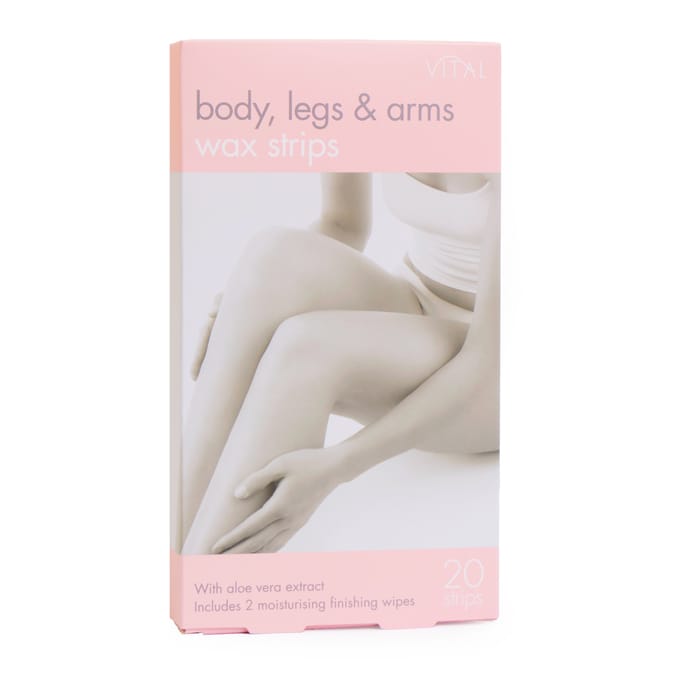 Vital Body, Legs & Arms Wax Strips 20s