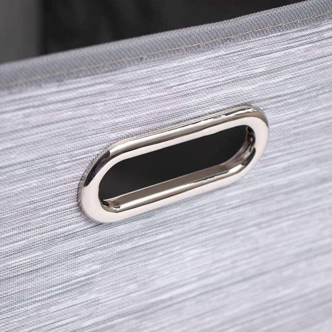 Home Solutions Large Storage Basket - Grey