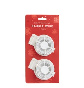 Festive Feeling 25m Bauble Wire 2 Pack