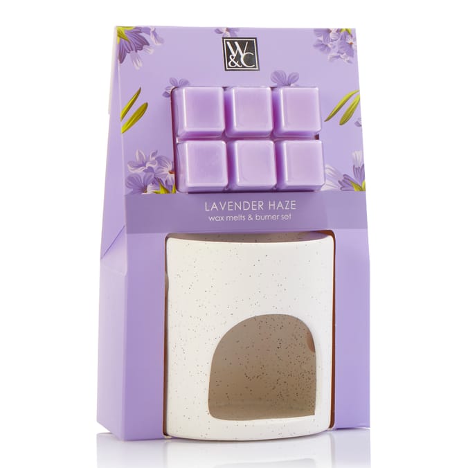 Wickford & Co Wax Melts & Burner Set - Lavender Haze