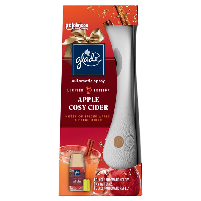 Glade Automatic Spray Air Freshener Holder & Refill 269ml - Apple Cosy Cider