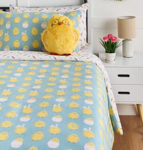 Happy Easter Chick Duvet Cover Set - Single 