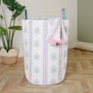 Pink & Blue Floral Laundry Bag