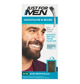 Just For Men Express Moustache & Beard Brush-In Colour - Dark Brown