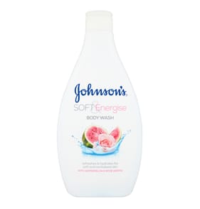 Johnson's Soft & Energise Body Wash with Watermelon & Rose Aroma 400ml
