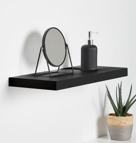 Home Floating Wall Shelf - Black