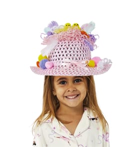 Happy Easter Bonnet Craft Kit - Pink