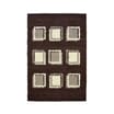 Essentials Verve Shaggy Cube Rug - Chocolate