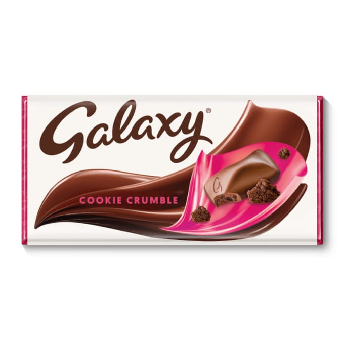 Galaxy Cookie Crumble Milk Chocolate Bar 114g