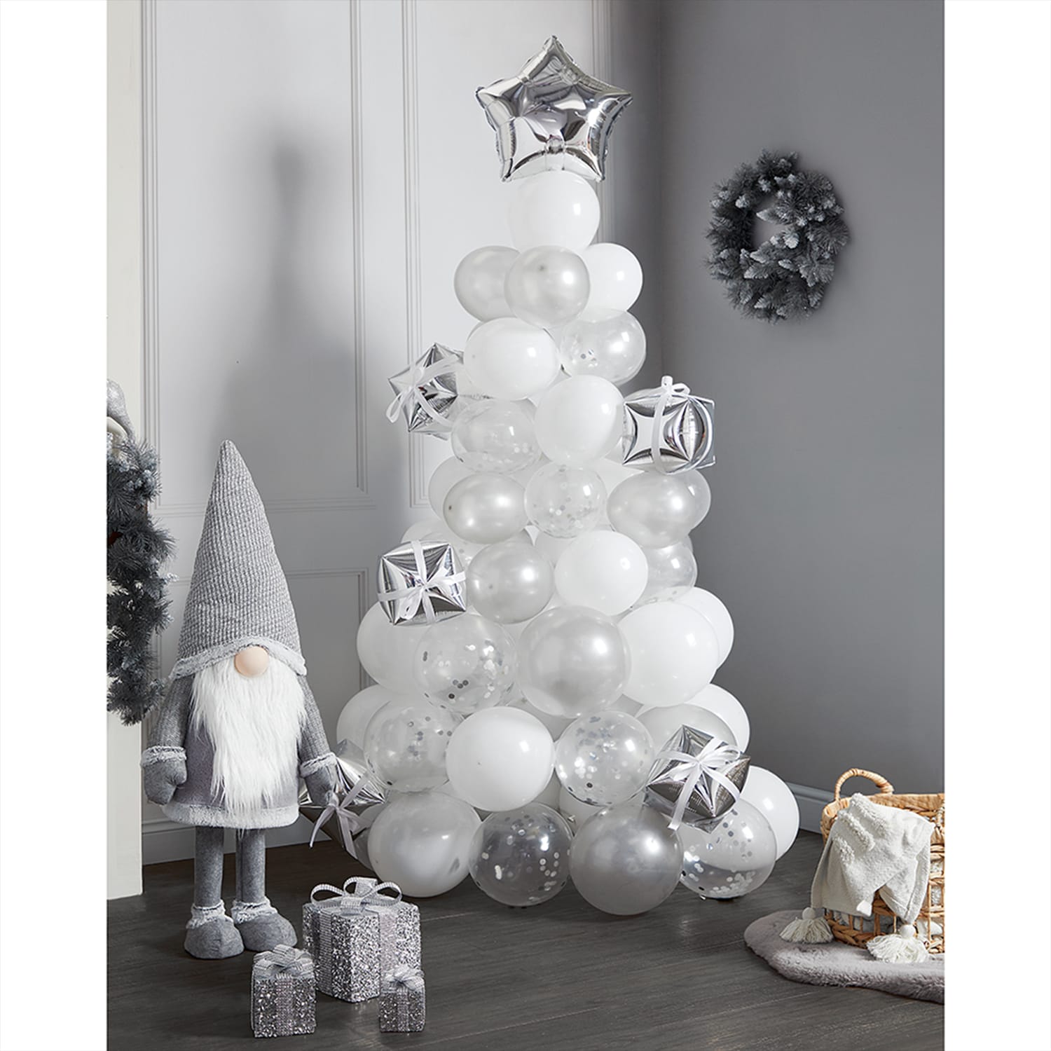 Metal Balloon Tree Festive Feeling Balloon Tree | Home Bargains