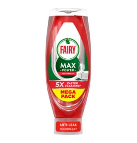 Fairy MaxPower Washing Up Liquid 730ml - Pomegranate