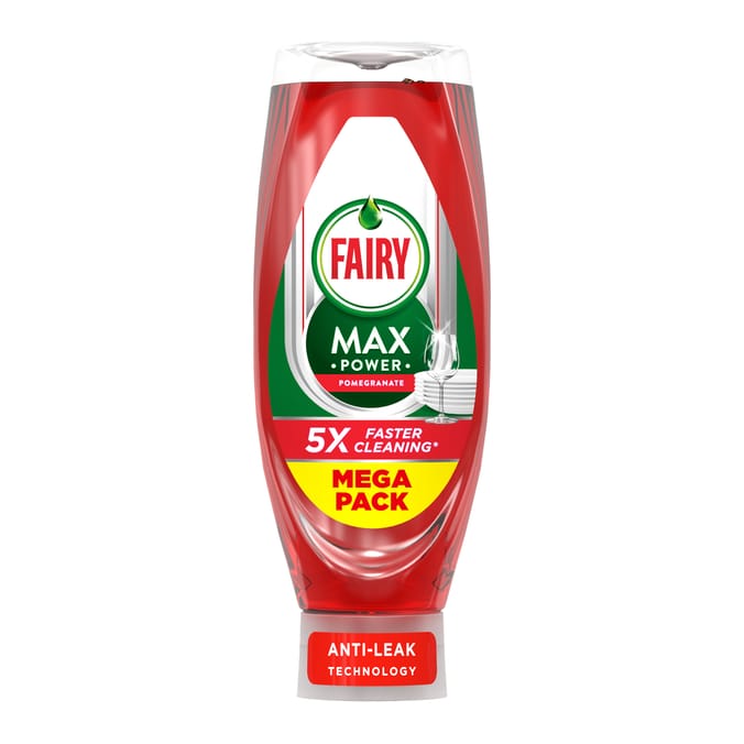 Fairy MaxPower Washing Up Liquid 730ml - Pomegranate
