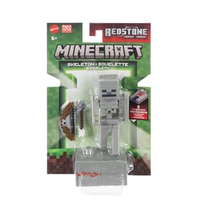 Minecraft Redstone Charged Action Figure 8cm - Skeleton