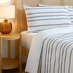 Home Collections Waffle Stripe Jacquard Duvet Set