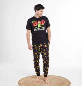 The Muppets Mens Kermit Pyjamas