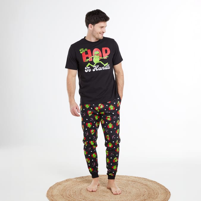The Muppets Mens Kermit Pyjamas