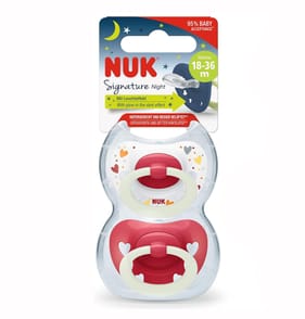 Nuk Signature Soother 18-36m - Red