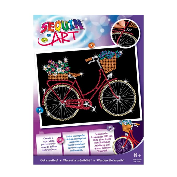 Sequin Art - Bike