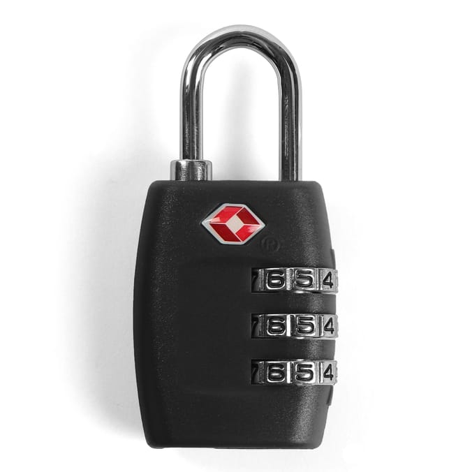 TravelShop TSA Padlock - Black