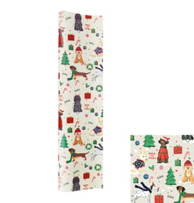 Festive Feeling 12Metre Wrapping Paper - Dogs