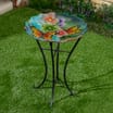 Jardin Glass Bird Bath