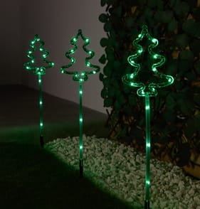 Prestige Battery Operated LED Stake Light - Green Tree