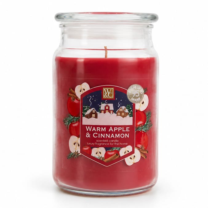 Wickford & Co Scented Candle 18oz - Warm Apple & Cinnamon