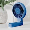Pifco 2-In-1 Rechargeable Handheld Fan - Blue