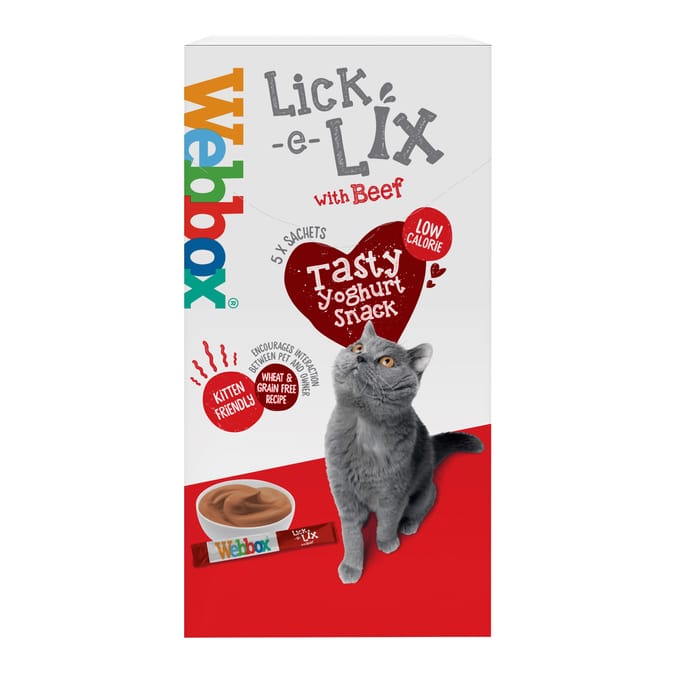 Webbox Lick-e-Lix 5 x 75g - Beef