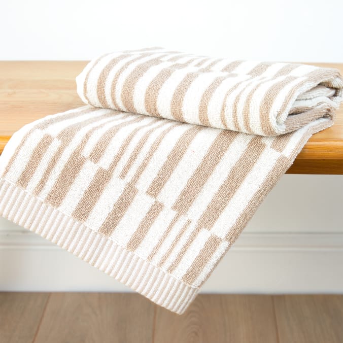 Beige Geo Towel