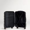 Salisburys Embossed Quilted Shell Suitcase - Black