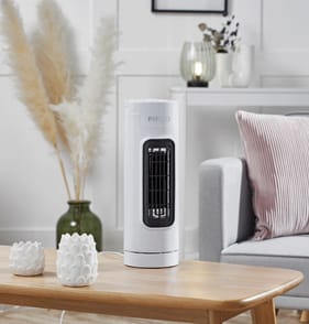 Pifco 14" Oscillating Tower Fan - White