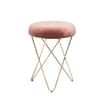 Home Collections Velvet Metal Footstool